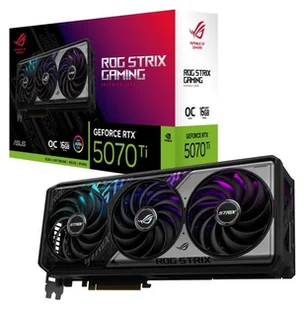 ASUS GeForce RTX 5070 Ti ROG STRIX GAMING OC 16GB DLSS 4 ROG-STRIX-RTX5070TI-O16G-GAMING - Karty graficzne - miniaturka - grafika 1