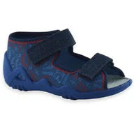 Buty dla chłopców - Chłopięce kapcie do żłobka sandały Befado 350P049 Snake - miniaturka - grafika 1