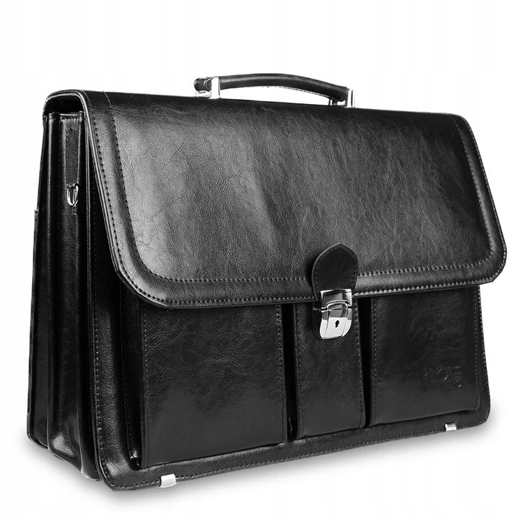 Pavone Nero teczka skóra naturalna - mężczyzna