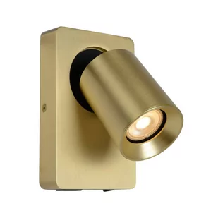 Lucide LAMPA ścienna NIGEL 09929/06/02 metalowa OPRAWA regulowany kinkiet złoty 09929/06/02 - Lampy ścienne - miniaturka - grafika 1