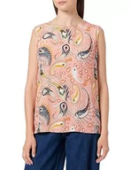 Bluzki damskie - Sidona Damska bluzka bez rękawów 10130402, różowa wielokolorowa, XL, Różowy, wielokolorowy., XL - miniaturka - grafika 1