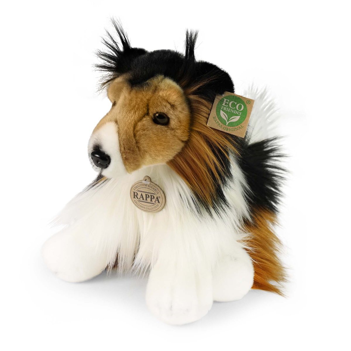 Pluszak collie szorstkowłosy Eco Friendly Rappa 28 cm – realistyczna maskotk