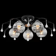Lampy sufitowe - Elem Ankara lampa sufitowa 5-punktowa czarna/chrom 1985/5 BL 8C - miniaturka - grafika 1