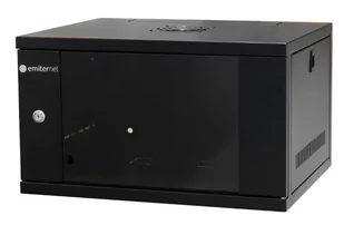 EmiterNet Szafa wisząca lekka niedzielona 19'' 6U, drzwi blacha/szkło, 550×450×320mm szer./gł./wys. - Akcesoria do serwerów - miniaturka - grafika 1