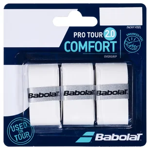 Górna owijka Babolat  Pro Tour 2.0 X3 White - Tenis ziemny - miniaturka - grafika 1