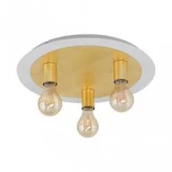 Lampy sufitowe - Eglo 97492 - LED Plafon PASSANO 3xE27/4W/230V złoty - miniaturka - grafika 1
