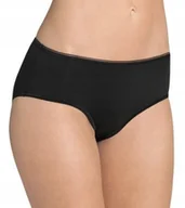 Majtki damskie - SLOGGI DAMSKIE MAJTKI CZARNE GŁADKIE FIGI 38 JXB - miniaturka - grafika 1