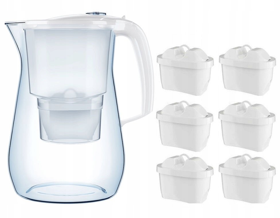 DZBANEK FILTRUJĄCY AQUAPHOR ONYX 4,2L BIAŁY +6 FILTRÓW