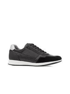 Geox Sneakersy "Avery" w kolorze czarnym - Trampki męskie - miniaturka - grafika 1
