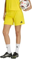 Spodnie sportowe damskie - Adidas Spodenki damskie adidas Entrada 26 żółte JZ2540 XS - miniaturka - grafika 1