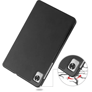 Etui z klapką obudowa Alogy Book Cover do Realme Pad Mini 8.7 Czarny + Szkło - Etui do tabletów - miniaturka - grafika 5