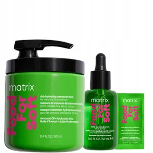 Matrix Food For Soft olejek, maska do włosów - Maski do włosów - miniaturka - grafika 1