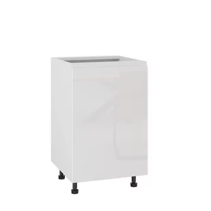 Rimini Szafka Dolna Prawa D-50 Biały Połysk - Meble kuchenne - miniaturka - grafika 1