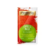 Maseczki do twarzy - Perfecta Express Mask Glinkowa maska oczyszczająca 4*Glinki 8ml - miniaturka - grafika 1