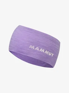 Opaska na głowę Mammut Tree Wool Headband - lavandin melange - Czapki i chusty sportowe męskie - miniaturka - grafika 1
