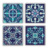 Pozostałe akcesoria kuchenne - Kamienne podkładki zestaw 4 szt. – Hermia - miniaturka - grafika 1