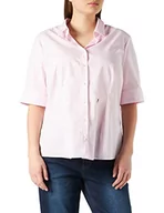 Koszulki męskie - Seidensticker Męska bluzka slim fit, różowa, normalna - miniaturka - grafika 1