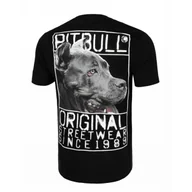 Odzież taktyczna i umundurowanie - Koszulka Pit Bull 190 Regular Series Origin '24 - Czarna XL - miniaturka - grafika 1