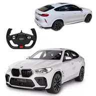 Zabawki zdalnie sterowane - Rastar, Auto Zdalnie Sterowane Bmw X6 M, skala 1:14, kolor, RC Biały - miniaturka - grafika 1