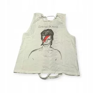 Koszulka na ramiączkach damska okrągły dekolt BOWIE LUCKY BRAND S - Koszulki i topy damskie Koszulka na ramiączkach damska okrągły dekolt BOWIE LUCKY BRAND S - Koszulki i topy damskie - miniaturka - grafika 1