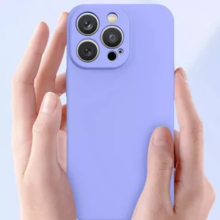 Etui na telefon Silicone case do Samsung Galaxy A14/A14 5G silikonowy pokrowiec fioletowe - Etui i futerały do telefonów - miniaturka - grafika 2