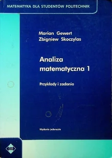 Analiza matematyczna 1 przykłady i zadania - Matematyka - miniaturka - grafika 1