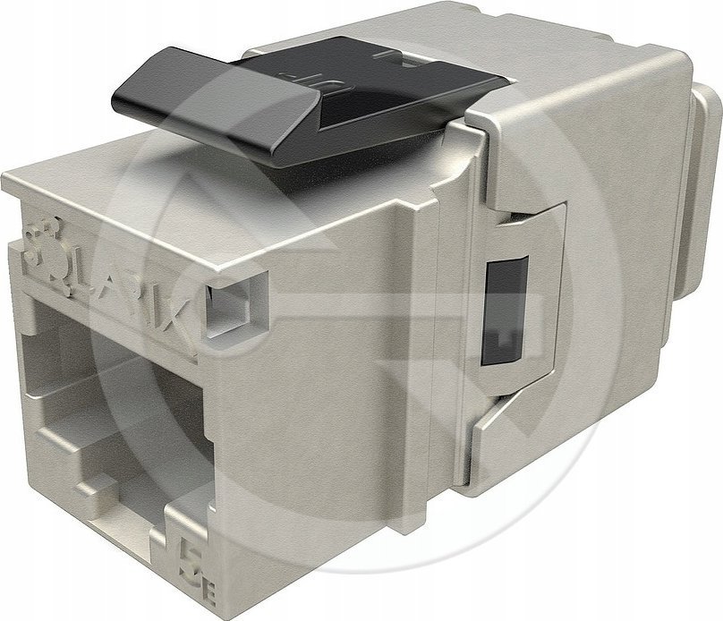 Solarix Szybko-zaciskowy keystone Solarix CAT5E STP RJ45 czarny 25286704