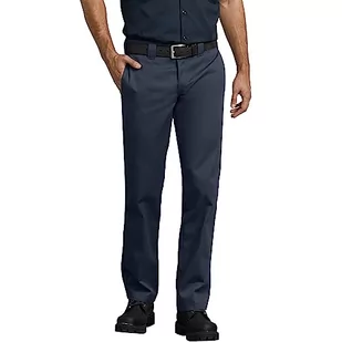 Dickies Hose S/Stght Work Pants Spodnie męskie, Niebieski (Rinsed Dark Navy), 38W / 30L - Spodnie męskie - miniaturka - grafika 1