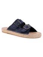 Espadryle męskie - QUAZI Espadryle QZ-63-04-000623 Granatowy - miniaturka - grafika 1