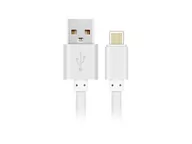 Kable USB - Kabel Leather Iphone 5/6 Biały - miniaturka - grafika 1