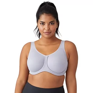 Wacoal Damski biustonosz sportowy z fiszbinami, Szary liliowy z Zephyrem, 70F - Biustonosze - miniaturka - grafika 1