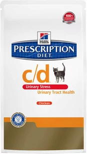 Hills Prescription Diet c/d Multicare Stress Urinary Care z kurczakiem - 2 x 8 kg Dostawa GRATIS! - Sucha karma dla kotów - miniaturka - grafika 1