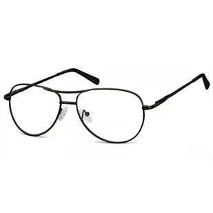 Okulary oprawki dziecięce zerówki Pilotki MK1-46 czarne - Okulary korekcyjne, oprawki, szkła - miniaturka - grafika 1