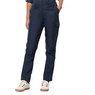 Spodnie damskie - Jack Wolfskin Damskie Spodnie Lakeside Trip Pants W Spodnie Rekreacyjne, Niebieski (Night Blue), 36 - miniaturka - grafika 1