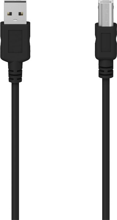 Hama USB Cable USB-A USB-B 3 m balta - Vads