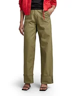 Spodnie damskie - G-STAR RAW Spodnie damskie Stray Chino Pants, zielone (Smoke Olive D387-B212), 28 W / 32 L, Zielony (Smoke Olive D387-b212), 28W / 32L - miniaturka - grafika 1