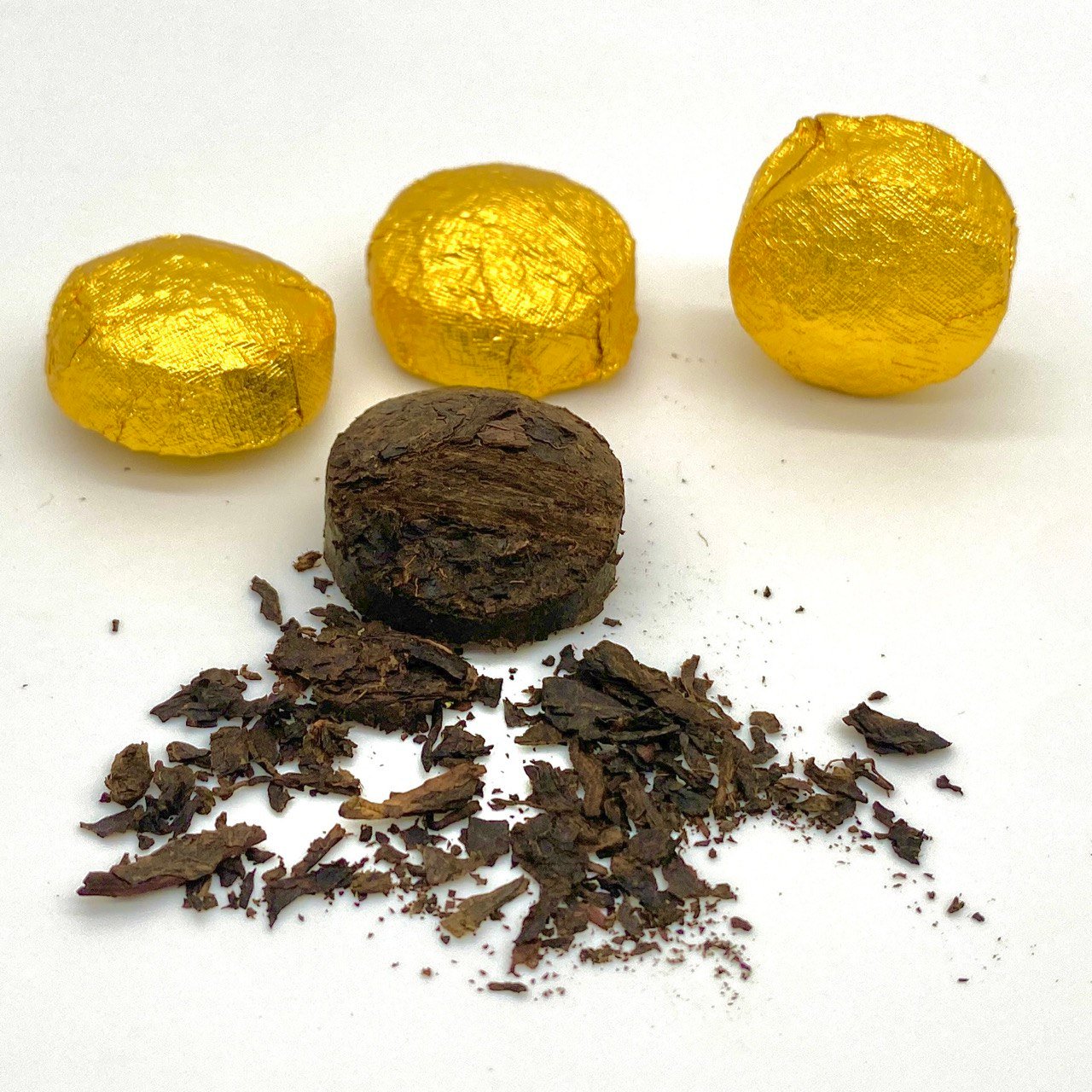 Herbata Pu-erh Tuo Cha Gold 96szt czerwona pobudzająca puerh Yunnan