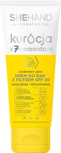 SheHand Kuracja z 7 ceramidami, ochronny lekki krem do rąkz filtrem SPF20 75 ml - Kremy i maski do rąk - miniaturka - grafika 1