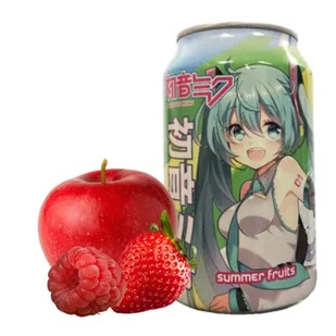 Hatsune Miku gazowany napój letnie owoce 330ml - Napoje gazowane - miniaturka - grafika 1