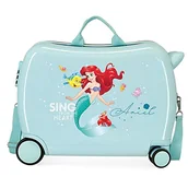 Walizki - Disney Princesas walizka dziecięca niebieska 50 x 39 x 20 cm sztywne ABS kombinowane zamknięcie boczne 34 l 1,8 kg 4 koła - miniaturka - grafika 1