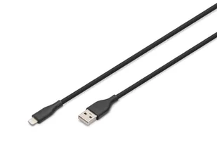 DIGITUS Kabel przyłączeniowy USB 2.0 typ A-Lightning silikonowy 2m S - Kable USB - miniaturka - grafika 1