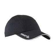 Czapki męskie - Czapka z daszkiem CRAFT RUN CAP 1900095-1999 – Czarny - miniaturka - grafika 1