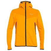 Bluzy męskie - Bluza męska Salewa Agner Hybrid PL/DST M FZ Hdy Turmeric Melange/0910 M - miniaturka - grafika 1
