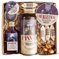 Zestawy upominkowe - ZESTAW prezentowy dla mężczyzny TATY CHŁOPAKA urodziny 18-99 syrop podkładka słodycze - miniaturka - grafika 1