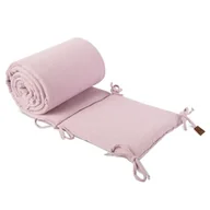 Ochraniacze do łóżeczka - Hi Little One ochraniacz do łóżeczka i kosza oddychający BIO muślin Blush - miniaturka - grafika 1