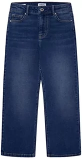 Spodnie i spodenki dla dziewczynek - Pepe Jeans Lexa Jr Jeansy Dziewczęce, Niebieski (denim), 12 ans - grafika 1