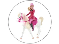 Ciasta i półprodukty do ciast - Dekoracyjny opłatek tortowy Barbie - 20 cm - miniaturka - grafika 1