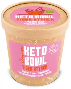 Diet Food Śniadaniowy Keto Bowl Tiger Attack BIO 70g - Diet Food - Płatki śniadaniowe i musli - miniaturka - grafika 1