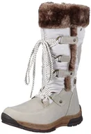 Śniegowce damskie - TOM TAILOR Women Casual 4392103 damskie buty zimowe, biały - biały Offwhite - 39 eu - miniaturka - grafika 1