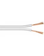 Kable - Wentronic LSK 2 X 2.5 przewód głośnikowy 50 m rolka (przekrój 2 X 2,5 MM) Biały 15108 - miniaturka - grafika 1